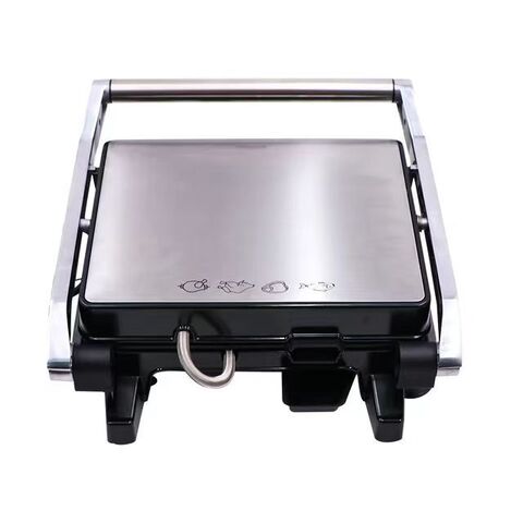 Parrillas Eléctricas de Contacto, 1500W, Prensa para Paninis de Encimera Interior, Sandwichera Antiadherente
