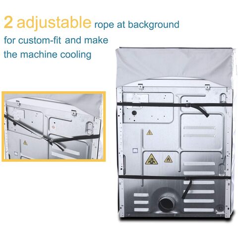 Washing Machine Cover, Washer/Dryer Cover for Top and Front Load Waterproof, Dustproof, Sunscreen