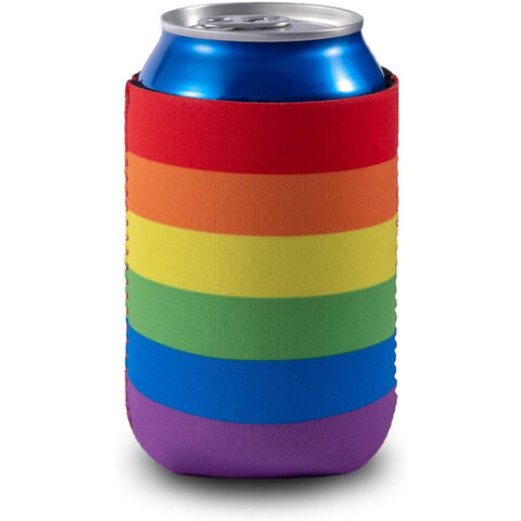 Pacote de 12 Enfriadores de Latas, Capas de Neoprene para Latas, Coolies de Bebida de Cerveja Lisos para Casamentos, Festas no atacado