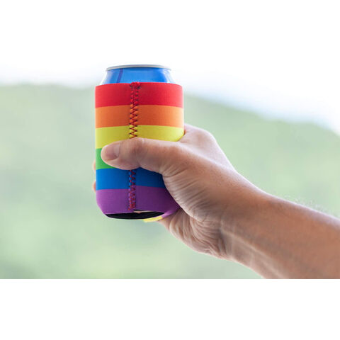 Pacote de 12 Enfriadores de Latas, Capas de Neoprene para Latas, Coolies de Bebida de Cerveja Lisos para Casamentos, Festas no atacado