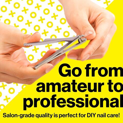 Ensemble de Coupe-Ongles Harperton - 2 Pièces en Acier Inoxydable, Coupe-Ongles Professionnel pour Ongles de Mains et de Pieds