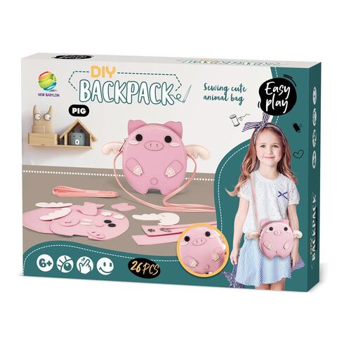 Kit DIY para bolso tejido a mano, bolso de mensajero, mochila infantil, regalo creativo al por mayor
