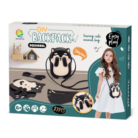 Kit DIY para bolso tejido a mano, bolso de mensajero, mochila infantil, regalo creativo al por mayor
