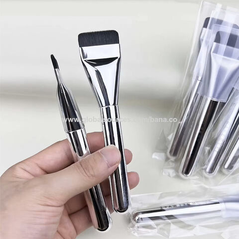 Productos de Tendencia 2024: Brochas de maquillaje de alta gama, ultra finas, planas, para base líquida
