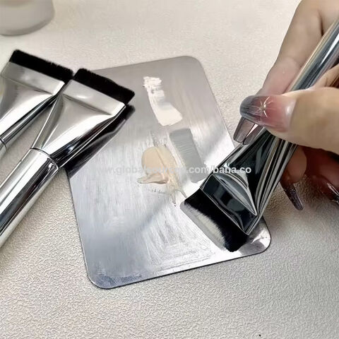 Productos de Tendencia 2024: Brochas de maquillaje de alta gama, ultra finas, planas, para base líquida