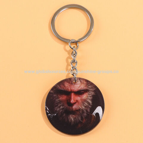 Black Myth Wukong: Ornamentos de suporte de acrílico periféricos, personalização de presentes, acessórios de chaveiro de acrílico Wukong