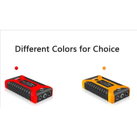Arrancador de Carro 12V 20000mAh Power Bank Portátil para Celulares, Tablets, Auxiliar de Partida de Bateria de Motor, Emergência Automotiva