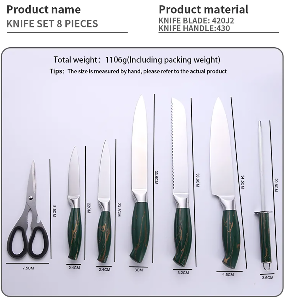 Bulk Buy China Wholesale Knife Set Kitchen Knife Sets With Block Chef ...