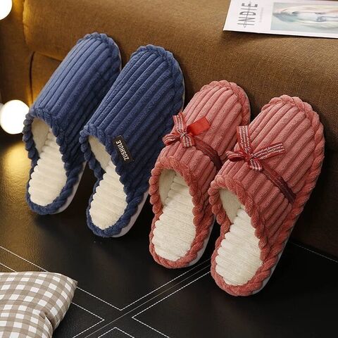 Soft bottom slippers women's fuzzy slippers fancy slippers pearl slippers white fluffy slippers men velvet slippers