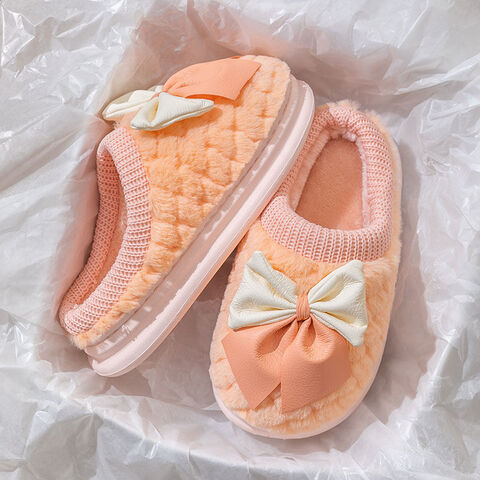 Soft bottom slippers women's fuzzy slippers fancy slippers pearl slippers white fluffy slippers men velvet slippers