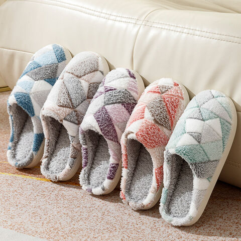 Men's felt slippers wool house slippers foldable slippers dusting slippers cat slippers men's velvet slippers women's