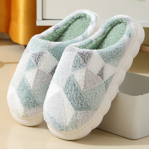 Men's felt slippers wool house slippers foldable slippers dusting slippers cat slippers men's velvet slippers women's