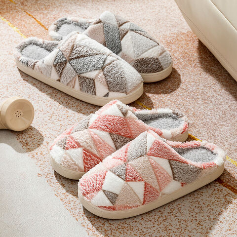 Men's felt slippers wool house slippers foldable slippers dusting slippers cat slippers men's velvet slippers women's