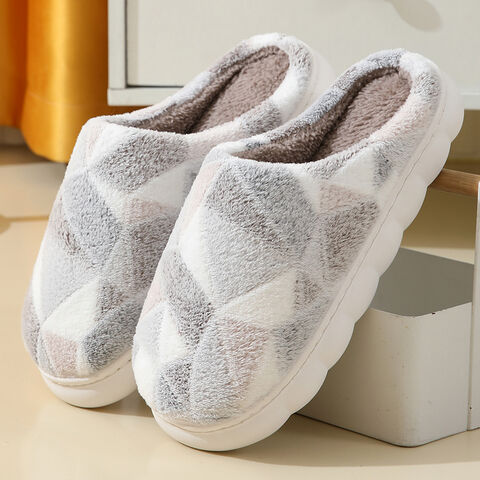 Men's felt slippers wool house slippers foldable slippers dusting slippers cat slippers men's velvet slippers women's