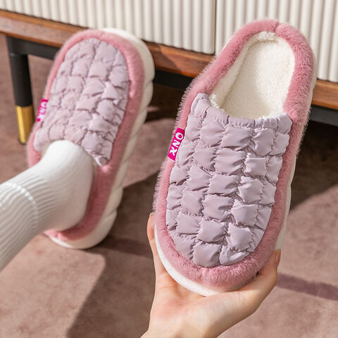 Felt wool slippers home wear slippers sheepskin slipper strip slippers pink slipper trendy women's slippers