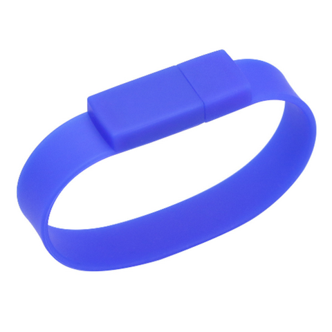 Hot-Selling 64GB USB Flash Drive Pen Silicone Wrist Bracelet with Colorful Lights PVC Memory 32GB USB 2.0 3.0 Interface