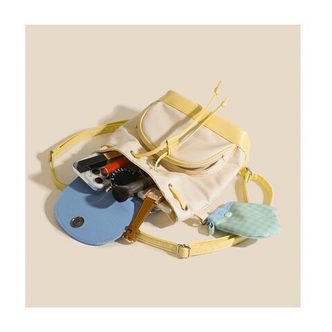 Mochila con Logo Personalizado Nueva Bolso de Hombro Lindo Nylon Cubo Cordón Mochila de Viaje Mini Mochilas Escolares para Niñas