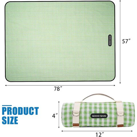 Mantas de Picnic Extra Grandes para Exterior - Manta de Picnic Impermeable con Correa de Transporte | Manta de Picnic Lavable a Máquina con Respaldo a Prueba de Arena