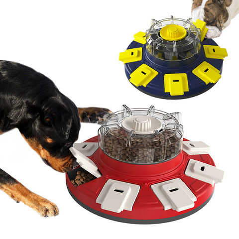 Gamelle Rotative Anti-glouton pour Chien, Gamelle Alimentation Lente, Distributeur de Friandises, Jouet Puzzle pour Chien