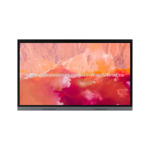 Pizarra interactiva 4K con pantalla TFT-LCD de 55/65/75/86 pulgadas, Quad-core MaliG52, Windows 10