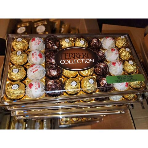Fournisseur de Chocolats Fins Ferrero Rocher, 24 Pièces, 300g, Collection Ferrero Rocher. Vente en gros.