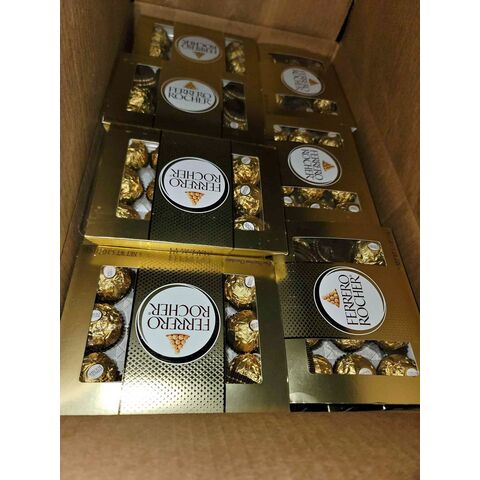 Fournisseur de Chocolats Fins Ferrero Rocher, 24 Pièces, 300g, Collection Ferrero Rocher. Vente en gros.