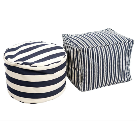 Pufes de interior de novo estilo, cadeira beanbag de lona de algodão