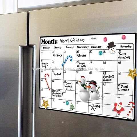 Ímãs de Geladeira Personalizados por Atacado: Calendários Mensais e Diários para Brindes Promocionais Direto da Fábrica