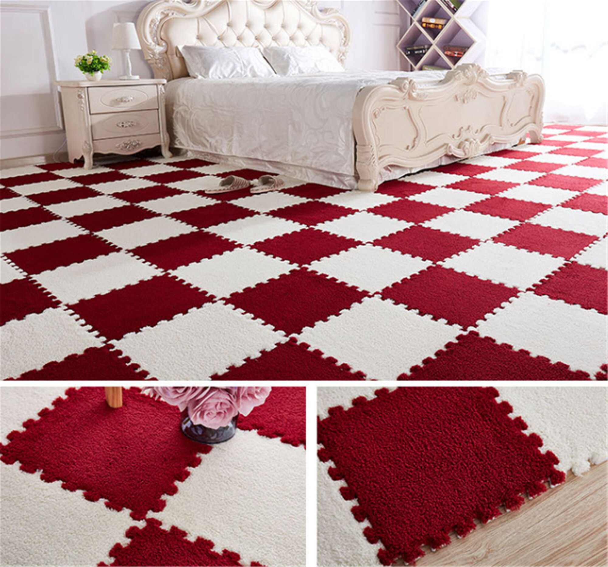 Mat Floored Bulk Buy China Wholesale Spliced Velvet Floor Mat Suede Carpet Jigsaw ...