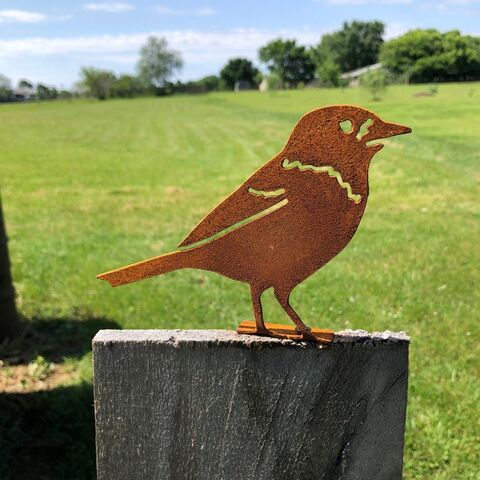 Venta al por mayor de estacas de jardín con silueta de animales cortadas con láser personalizadas, decoración de patio con forma de caballo negro, arte de metal para decoración