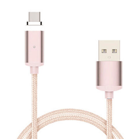 USB-Kabel Hersteller Ladekabel Nylon 2 in 1 Magnetisches Lade-USB