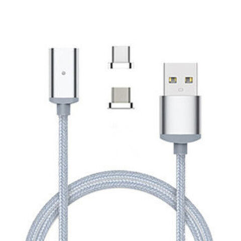 USB-Kabel Hersteller Ladekabel Nylon 2 in 1 Magnetisches Lade-USB