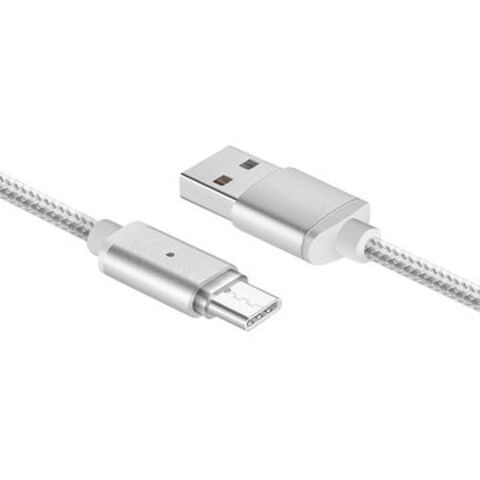 USB-Kabel Hersteller Ladekabel Nylon 2 in 1 Magnetisches Lade-USB