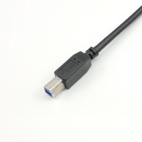 Cable USB 3.0, Cable de impresora con conector A a conector B, Cable OEM Tipo C