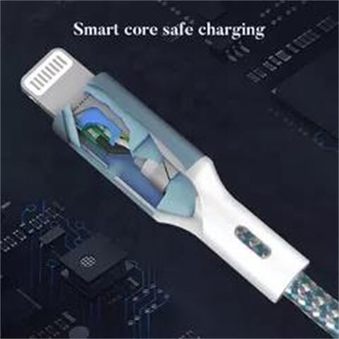 Carregador Rápido Cabo USB-C para Lightning para iPhone e iPad - Carregamento Rápido PD