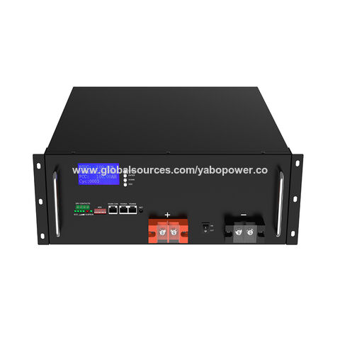 YABO Bateria de Lítio para Sistema Solar Doméstico 51.2V 280Ah para Sistemas Solares 48V - Pack de Baterias de Lítio