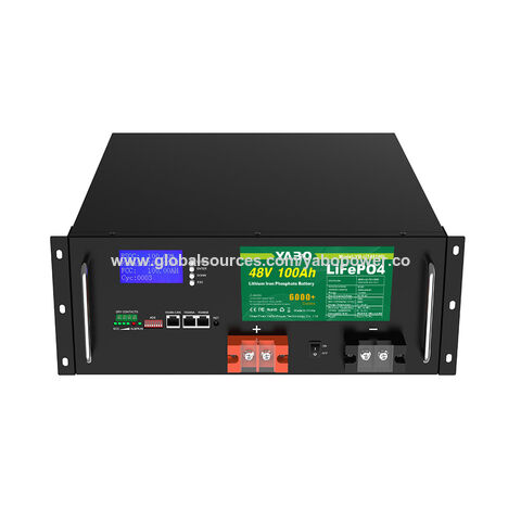 YABO Bateria de Lítio para Sistema Solar Doméstico 51.2V 280Ah para Sistemas Solares 48V - Pack de Baterias de Lítio
