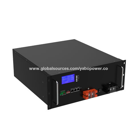 YABO Bateria de Lítio para Sistema Solar Doméstico 51.2V 280Ah para Sistemas Solares 48V - Pack de Baterias de Lítio