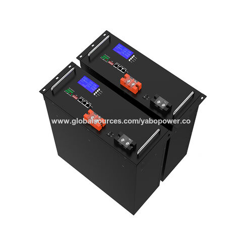 YABO Bateria de Lítio para Sistema Solar Doméstico 51.2V 280Ah para Sistemas Solares 48V - Pack de Baterias de Lítio