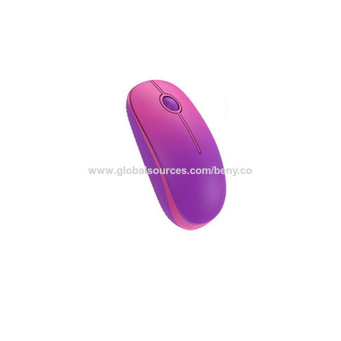 ماوس لاسلكي نحيف بتصميم متدرج الألوان، ماوس لابتوب صامت 2.4G مع مستقبل نانو، تصميم عجلة تمرير بنمط الكرز