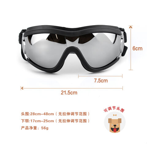 Lunettes de soleil pour animaux de compagnie en promotion, lunettes pour chiens coupe-vent et anti-poussière avec sangles élastiques pour chiens moyens et grands
