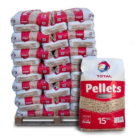Qualitätsholzpellets EN+A1 6mm, 15kg Säcke, Holzpellets Europa