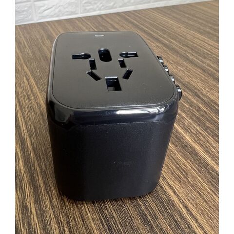Adaptadores de corriente de viaje de 20W con enchufe americano, enchufe europeo, enchufe británico y enchufe australiano