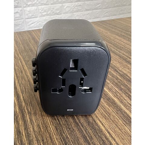 Adaptadores de corriente de viaje de 20W con enchufe americano, enchufe europeo, enchufe británico y enchufe australiano
