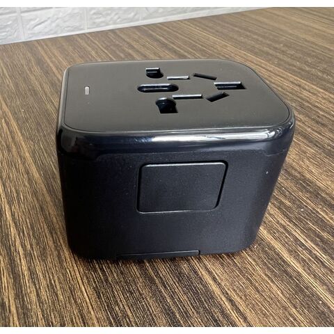Adaptadores de corriente de viaje de 20W con enchufe americano, enchufe europeo, enchufe británico y enchufe australiano