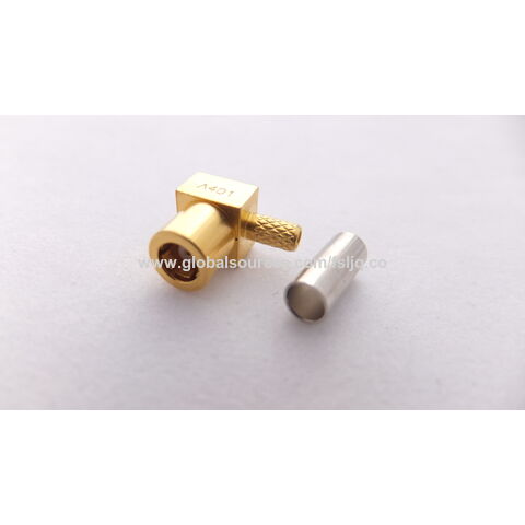 Conector masculino del RF de TNC, vertical del conector de cable del enchufe de TNC para el conector de cable RG-316 RG-174