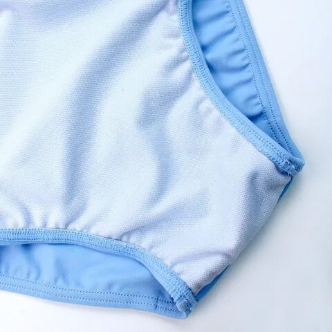 Maillot de Bain Bikini pour Enfants avec Volants et Épaules Dénudées, Effet Froncé et Pompons Colorés - Vêtements de Plage pour Enfants