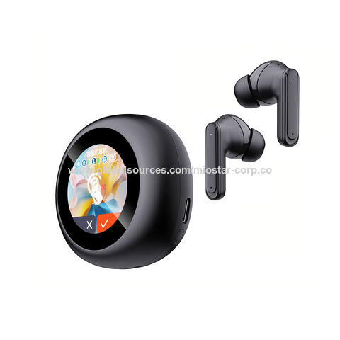 Mirostar SH-841-ANC Nuevos auriculares TWS con pantalla ANC + ENC BT v5.3, micrófonos duales, chipset AB5636, profundidad ANC de 22dB