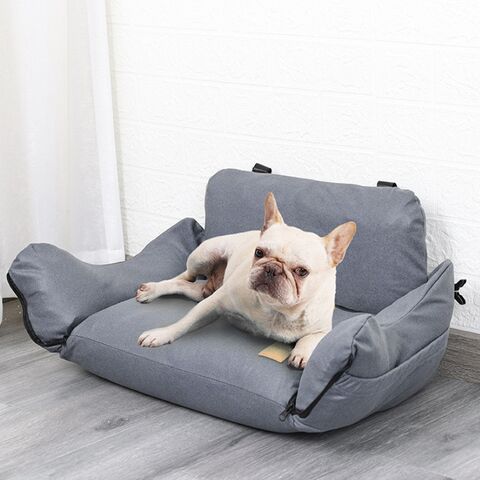 Venta al por mayor de asientos de coche multifuncionales para mascotas, portátiles, con airbag, asiento de seguridad para perros, bolsas de transporte para mascotas, sofá grande para perros, suministro para perros