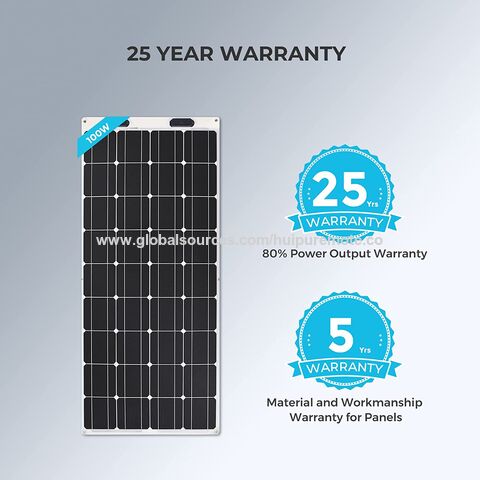 Los nuevos paneles solares cristalinos flexibles al por mayor de 100W 200W 300W 450W mono para el tejado de la nave, rv muy ligero